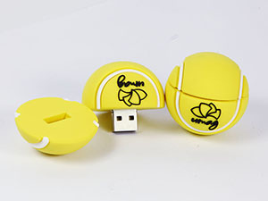 UMAG Tennis USB-Stick mit eingearbeitetem Logo