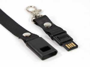 Lanyard mit USB-Stick Anschluss Detailansicht