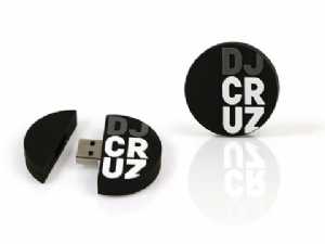 USB-Stick Logo rund als Werbeartikel