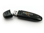 Doming USB-Stick mit 3D aufkleber und Logo als Digitaldruck