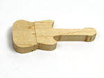 Gitarre USB-Stick aus Holz mit Logodruck