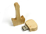 Gitarre USB-Stick aus Holz mit LogodruckGitarre USB-Stick aus Holz mit Logodruck